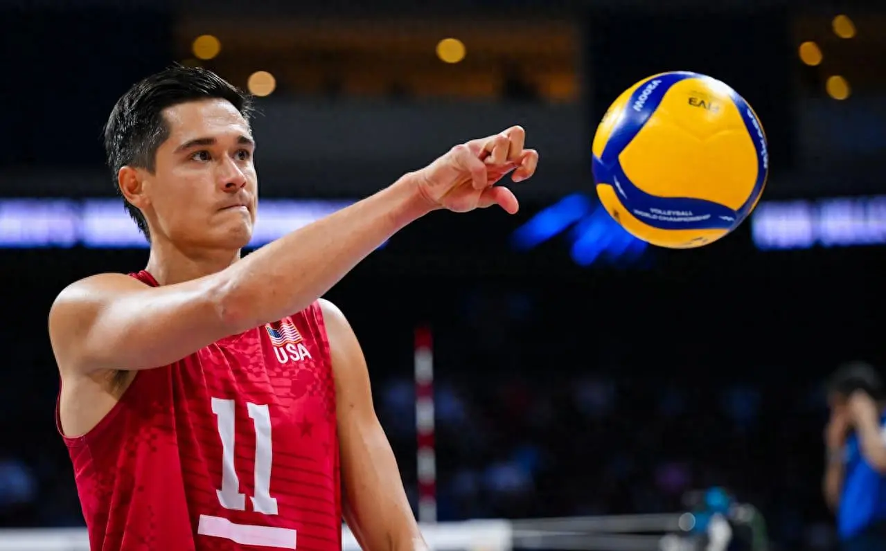 在美国男排, div, 扣球